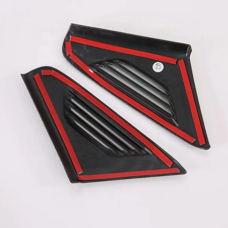 Fit for Tesla model x Instrument panel air outlet decoration ABS carbon fiber Protective cover refitting accessories