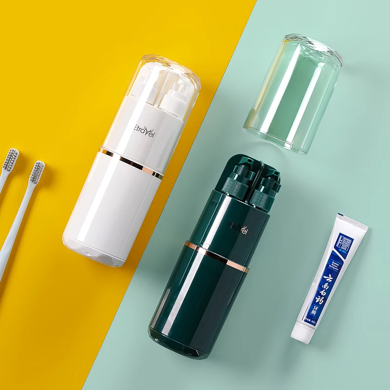 Новинка 2021, дорожный набор для мытья посуды, портативный дорожный гигиенический набор «все в одном», дорожный набор для душа с расческой