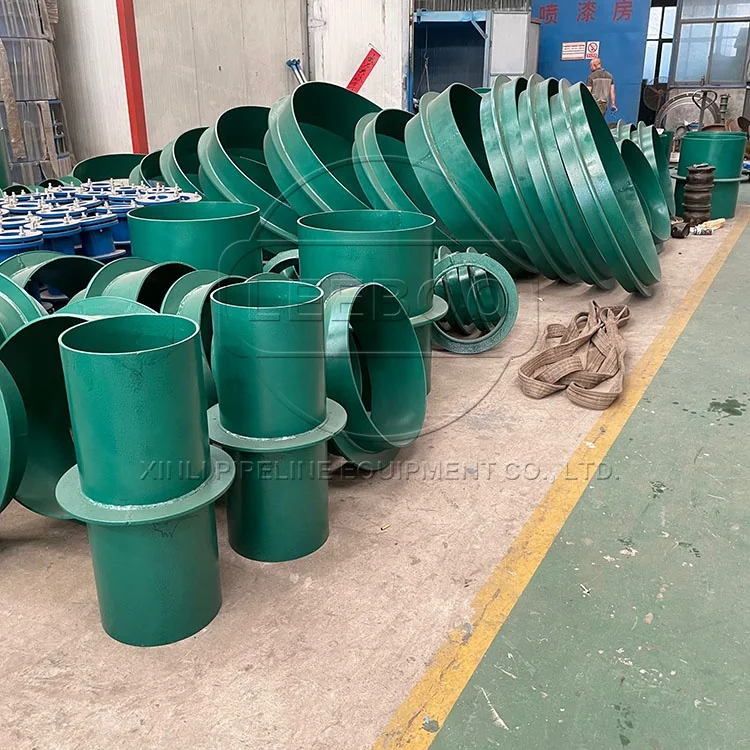 Hot selling cast iron ductile iron carbon steel wall sleeves pipe for construction rigid waterproof casing for wall penetration