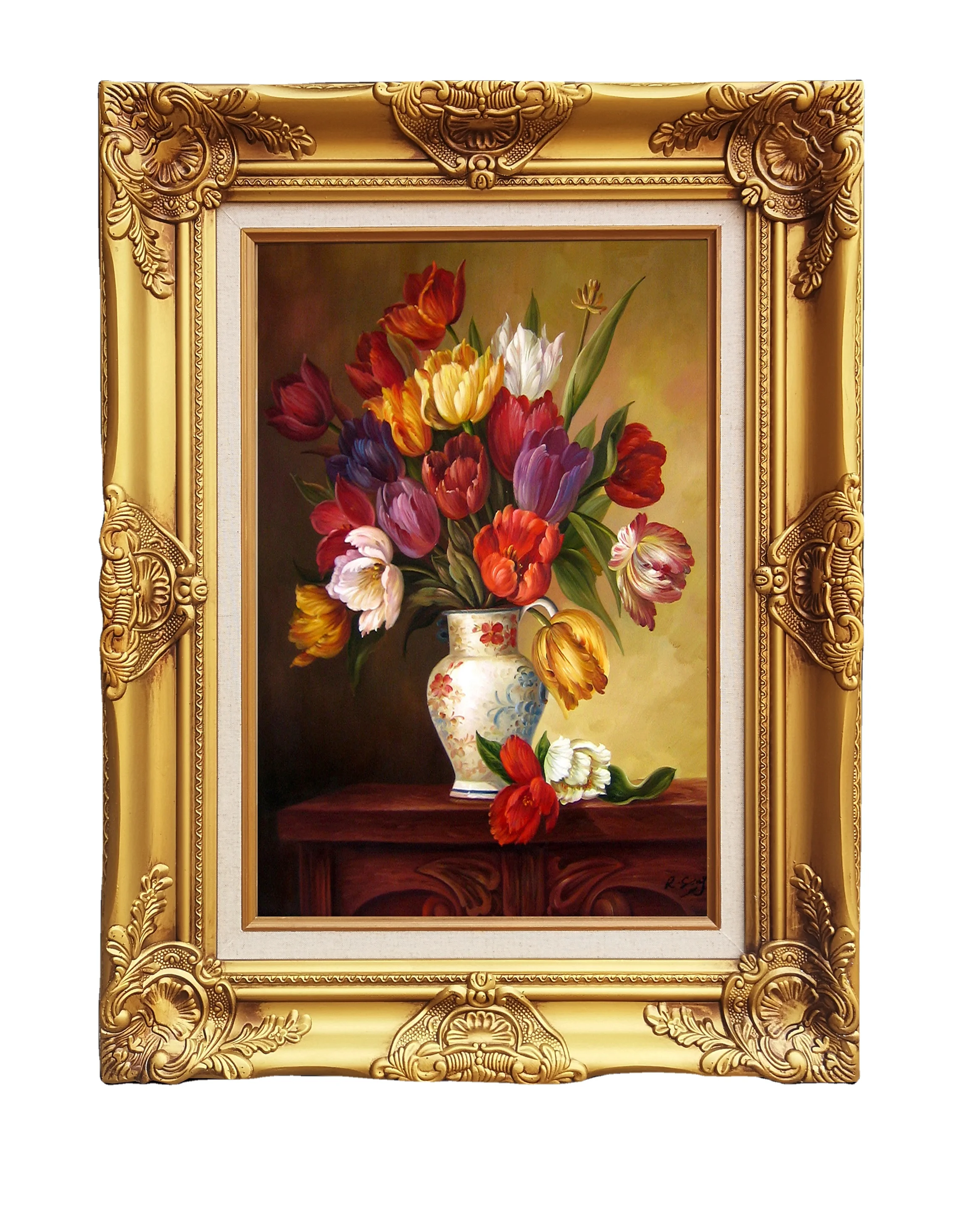 Vintage Rectangle Luxury Multifunction Floating Frame Wood Table and Wall Picture Photo Frames for Home Decor Silver Customized