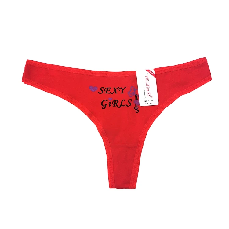 Custom Logo Thongs Womens Teens G String Designer Seamless Panties Thong