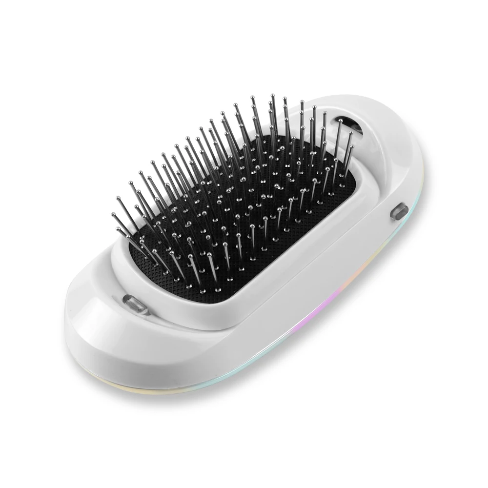 
Dropshippinp Ionic Double Negative Ions Brush,Antic-Static Hair Comb Electric Ionic Hairbrush Vibrating Scalp Massage Comb 
