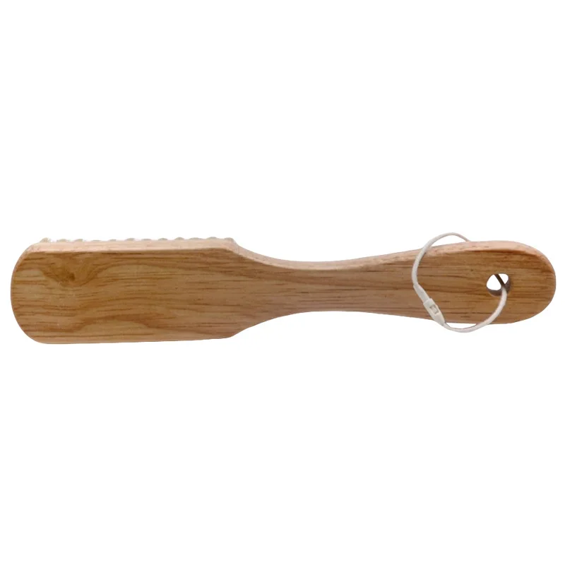 Shoe Cleaning Brush Wooden Leather Shoe Polish Brush Suede Boot Care Shine Brush
