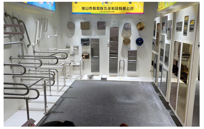 Public bathroom stainless steel recessed wall mount toilet paper roll holder C-fold toilet paper towel dispenser