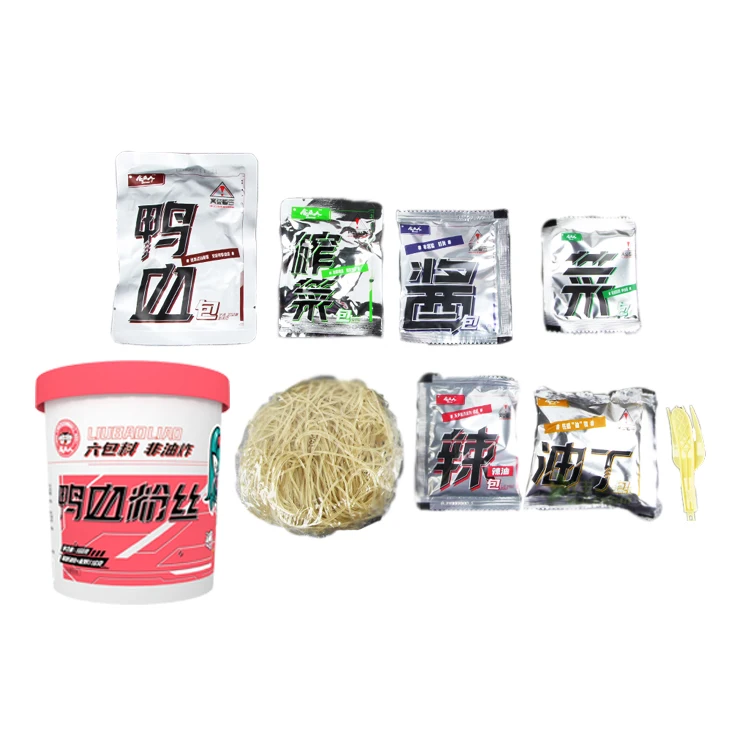 Гарантия качества для путешествий Маст-хэв лапша коробка вермишель утки крови сладкий картофель вермишель