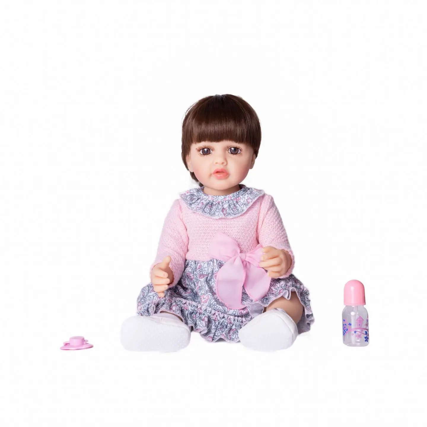2024 Top Selling Christmas Gift Toy 55cm Princess Realistic Reborn Baby Dolls Lifelike Soft Silicone Reborn Toddler Doll