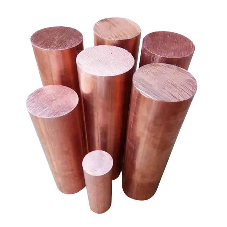 Industrial Conductive C11000 C1100 99.95% Pure Copper Rod Copper Round Rod