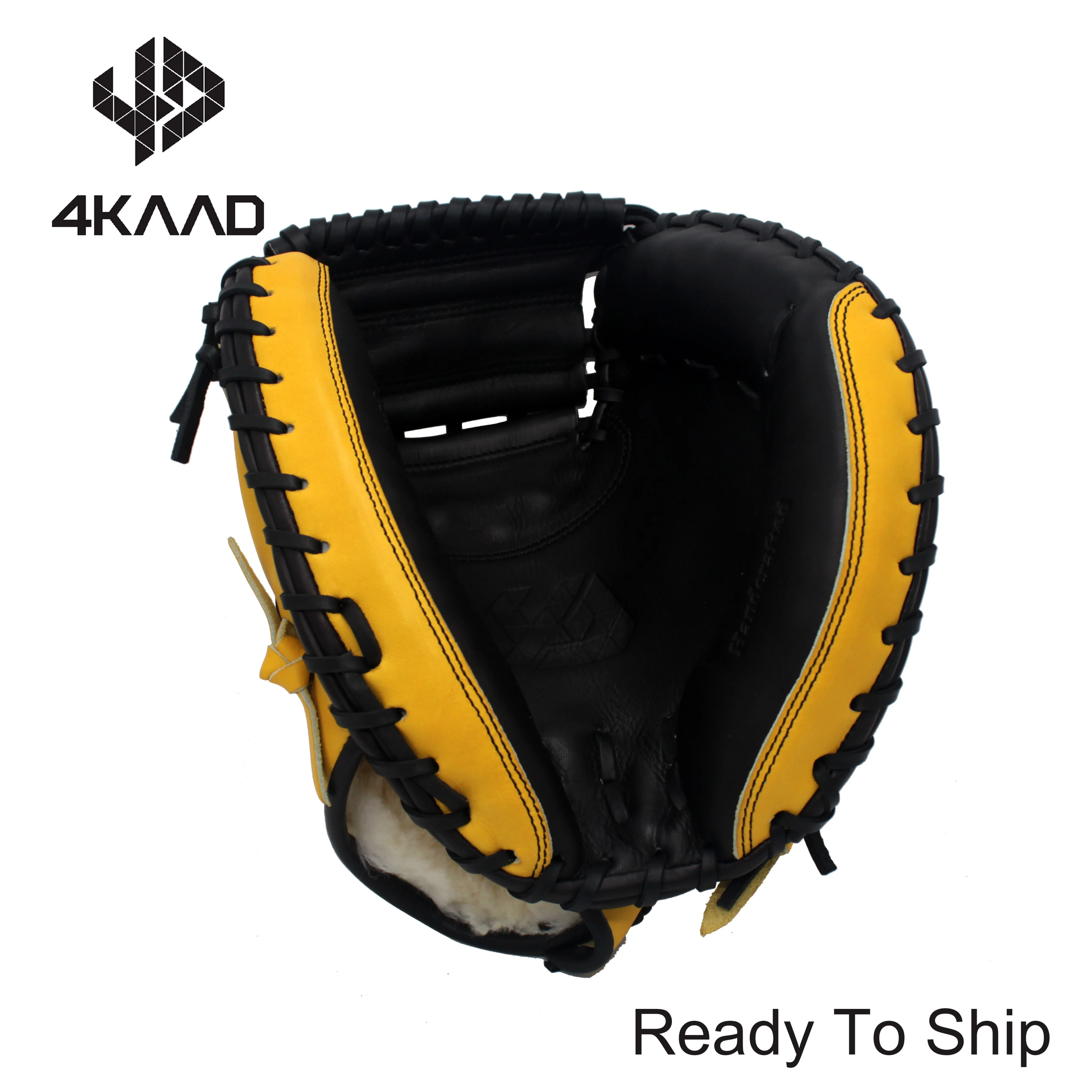 
4KAAD High quality US Steerhide leather baseball glove catcher mitt 33.5 inch left hand throw 