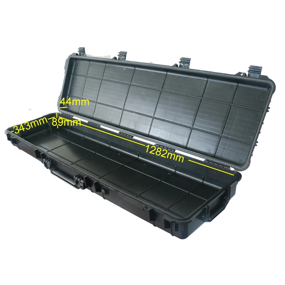 Well Designed Hard Plastic Equipment Tool Case With Customized Foam 1346*406*155mm