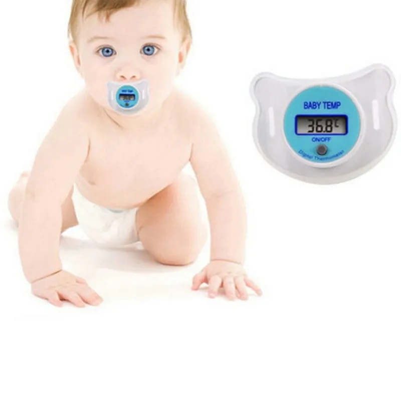 Baby Care Portable Digital LCD pacifier thermometer baby nip