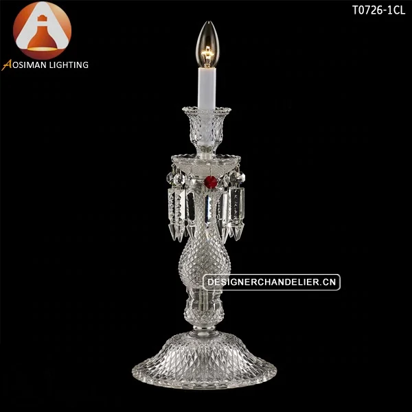 Black Crystal Table Lamp