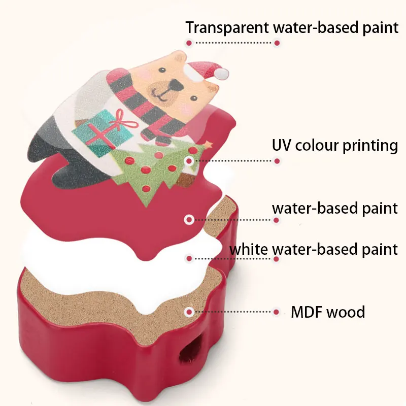 Montessori Early Educational children educational toys wooden Christmas tree beaded game Christmas gift beaded toy for kids