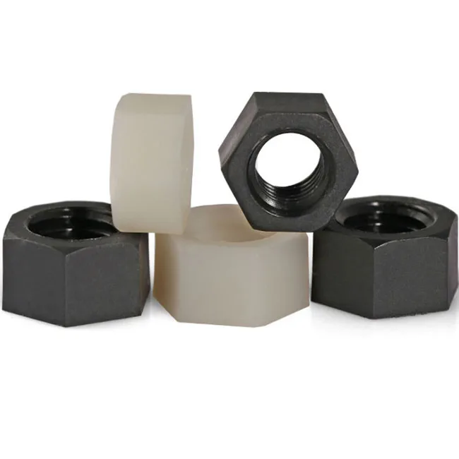 Hot Sale Factory Price Customized Plastic Nylon Hexagon Nut M2 - M20