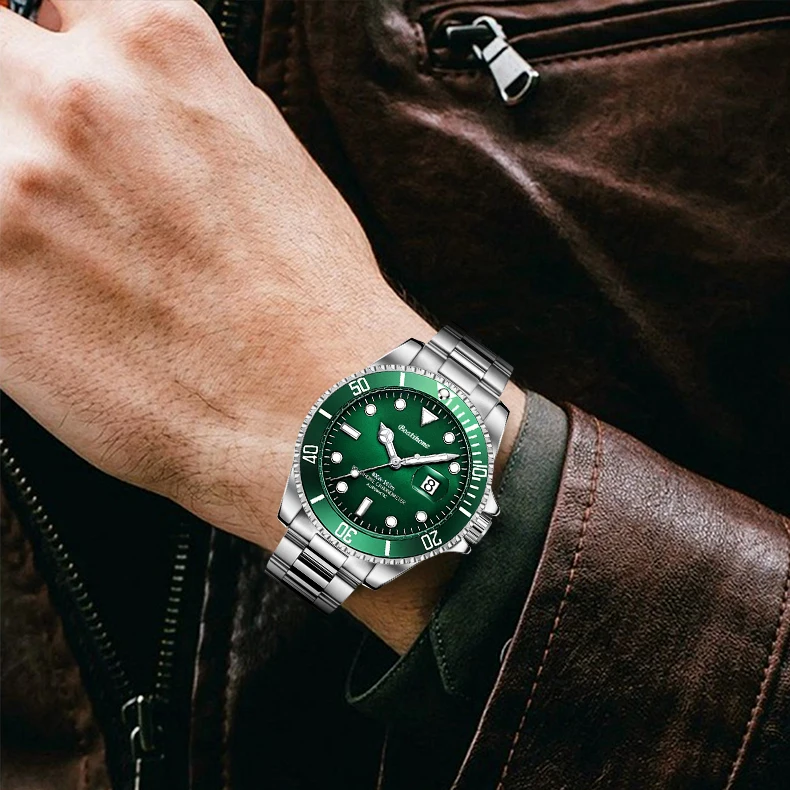 OEM Luxury Wrist Reloj Wrist Men Watch Stainsteel  Waterproof Sport Automatic Japan Movement Mens Mechanical Watches for Men