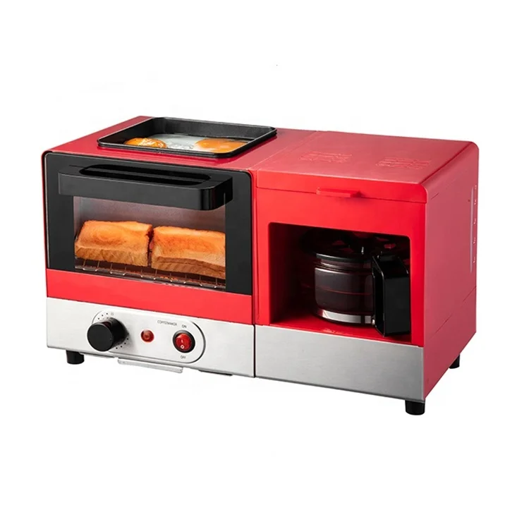 
Light multi-functional coffee making oven hot sale mini breakfast machine 3 in 1 