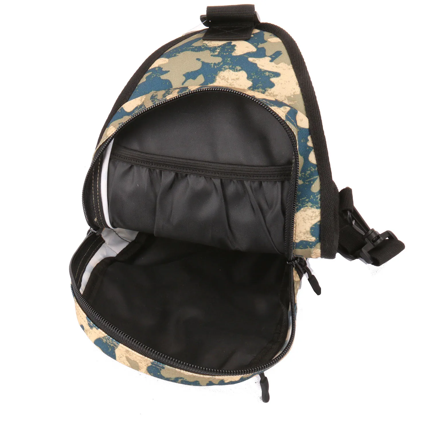 
2021 Good Quality Fashion Style Camping Hiking Climbing School 600D Print+Mesh Chest Pack 