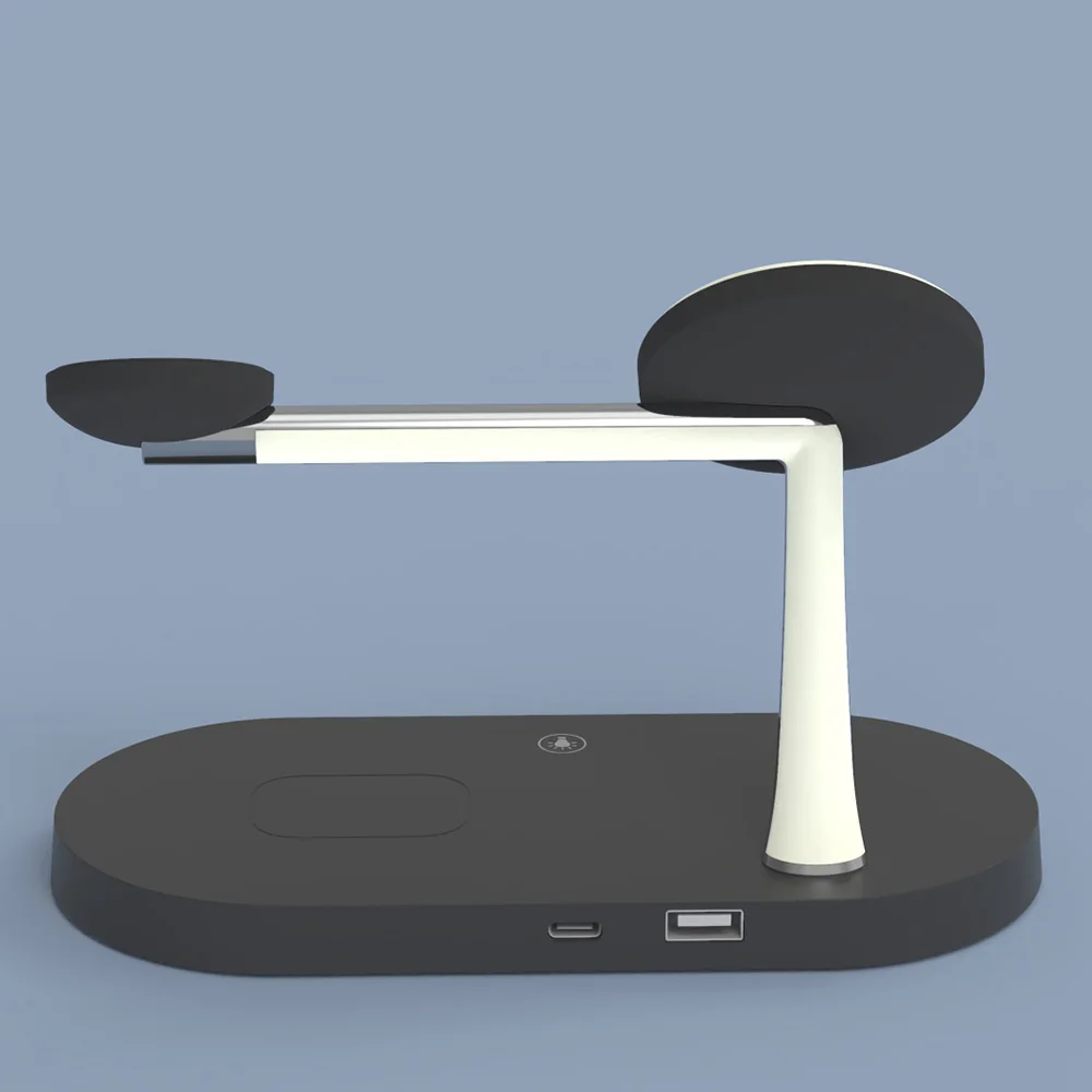Drop ship T268 15w qc3.0 fast phone charging 3 in 1 multi function wireless charger for phone watch earphone