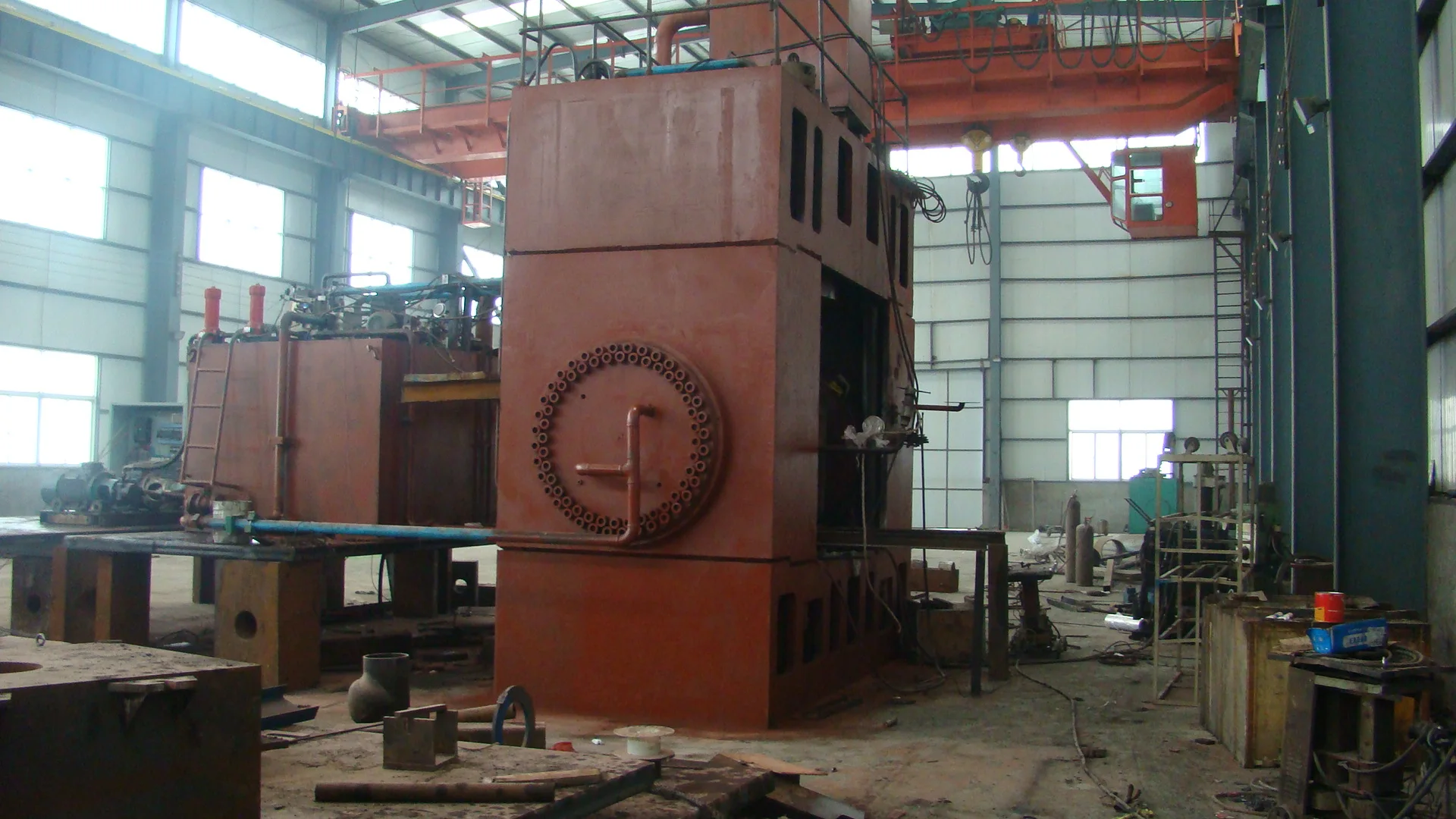 straight carbon steel cold forming hydraulic tee machine