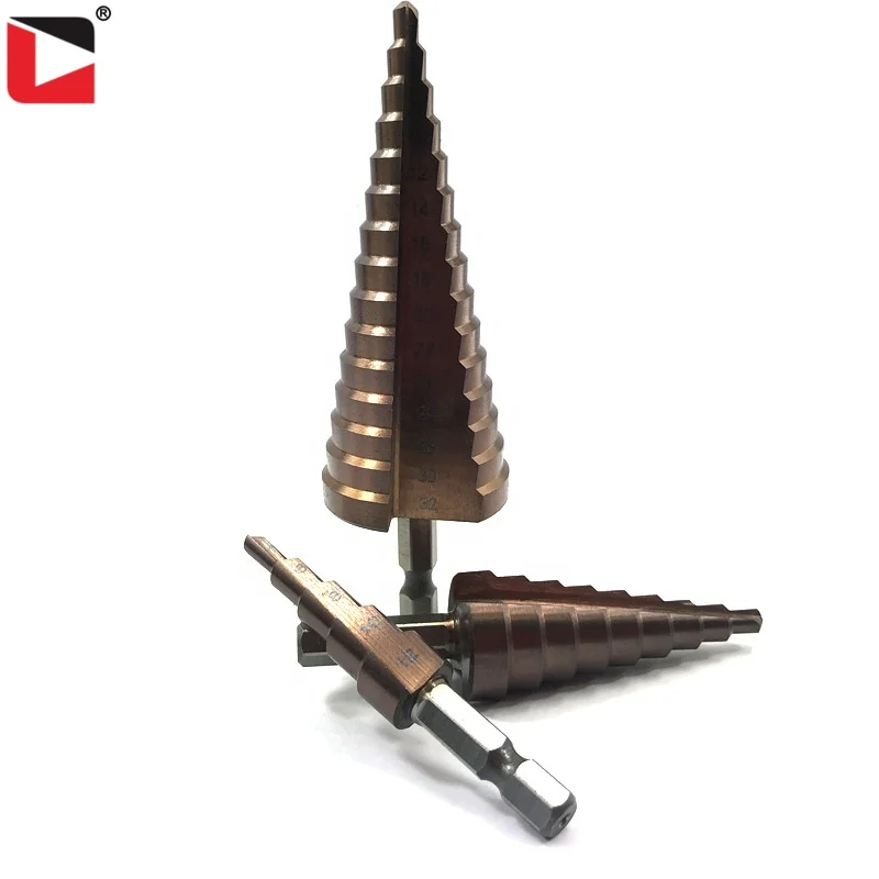 4-12/4-20/4-32mm hss cobalt step drill bit for stainless steel