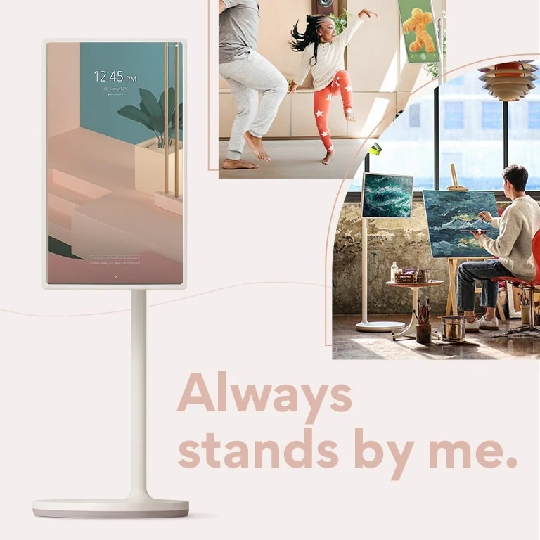 21.5 24 27 32 Inch In-cell Lg Panel Stand By Me Tv Lcd Touch Screen Monitor Android Rollable Stand By Me Smart Tv