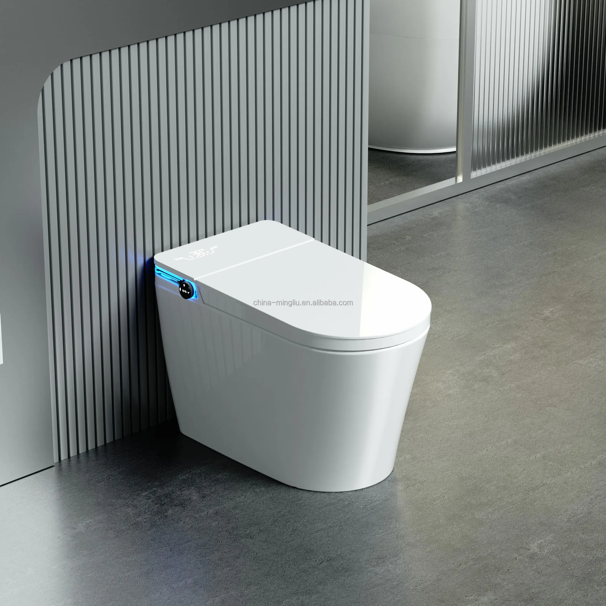 Smart Home Design Automatic Flush toilet Business Room Smart Flush Toilet Mini Suite Bathroom Smart remote control toilet