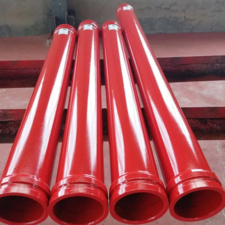 concrete pump pipe hose cement plaster discharge hose DN200 DN230 DN260 Chromed and Honed Concrete  Pumps