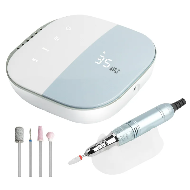 Hot Sale Drilling Machine For Nails Manicure 35000 Rpm Salon Portable Drill Nails Machine