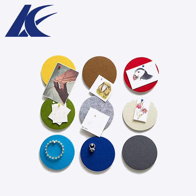 
home decor diy multifunctional wall stickers felt pin board 