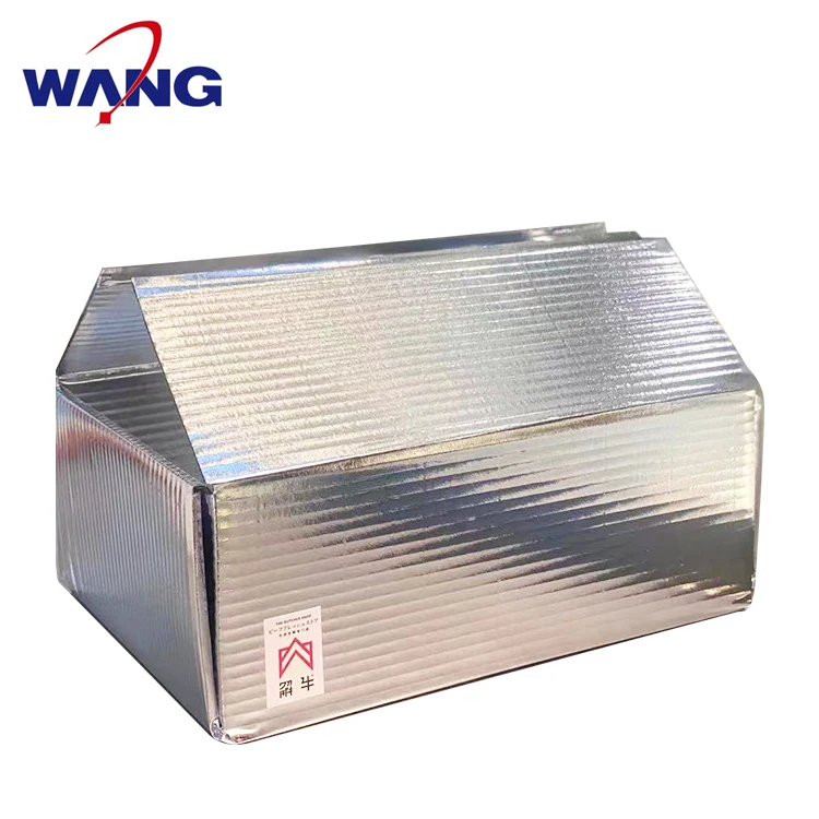 Waterproof and moisture-proof double-sided aluminum coated insulated carton Aquatic products packaging express box