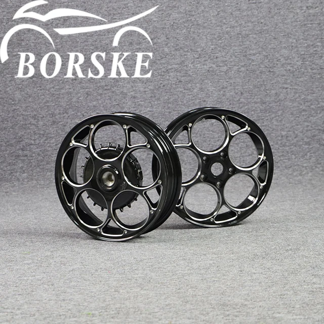 Forging wheel aluminum alloy dual disc rotors refitted 18 21 23 26 inch motorcycle wheel rim for Harley Davidson