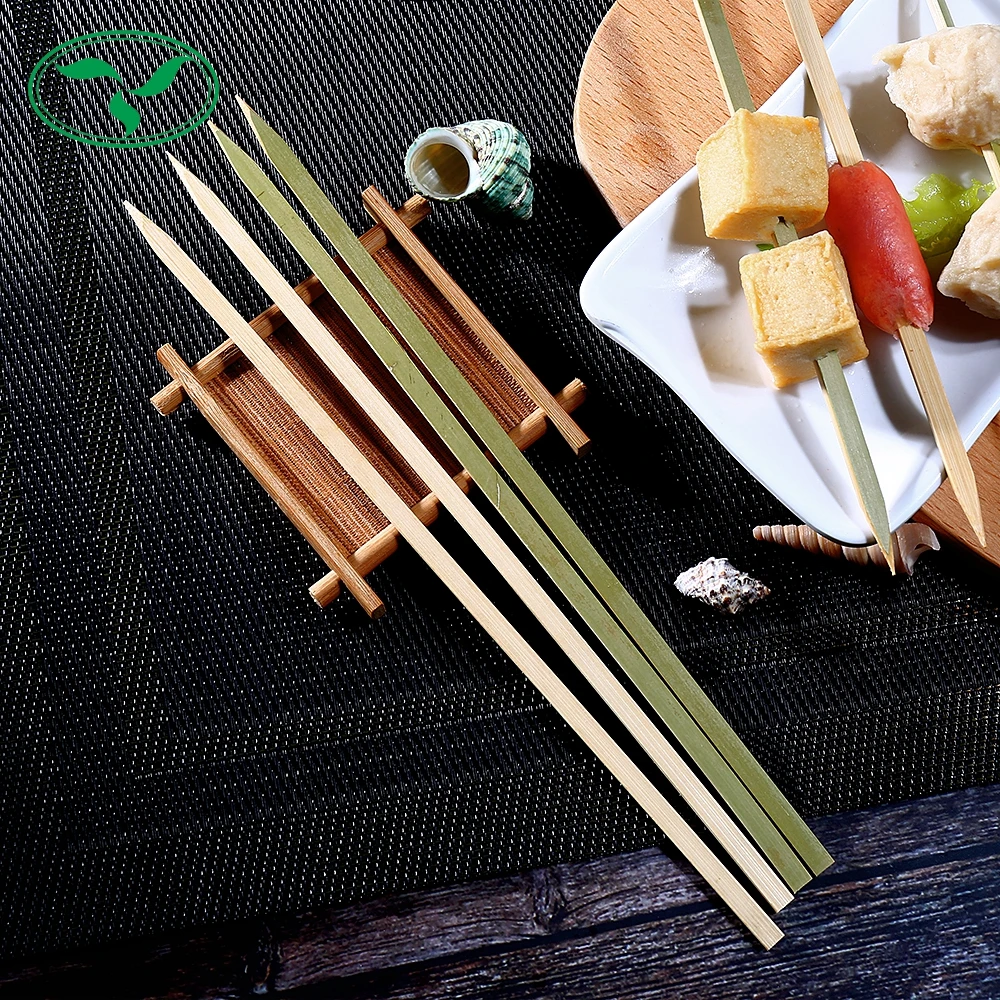 High Quality Wooden Bamboo Skewers Stick BBQ Barbecue Meat Skewer