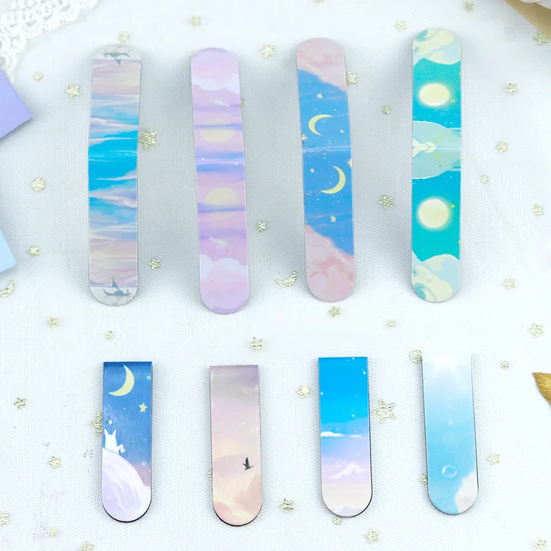 Wholesale bookmarks custom Book lover waterproof magnetic bookmark with custom logo