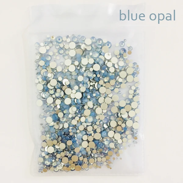 
OYE STONES nail art stones opal colors blue stone fire opal 