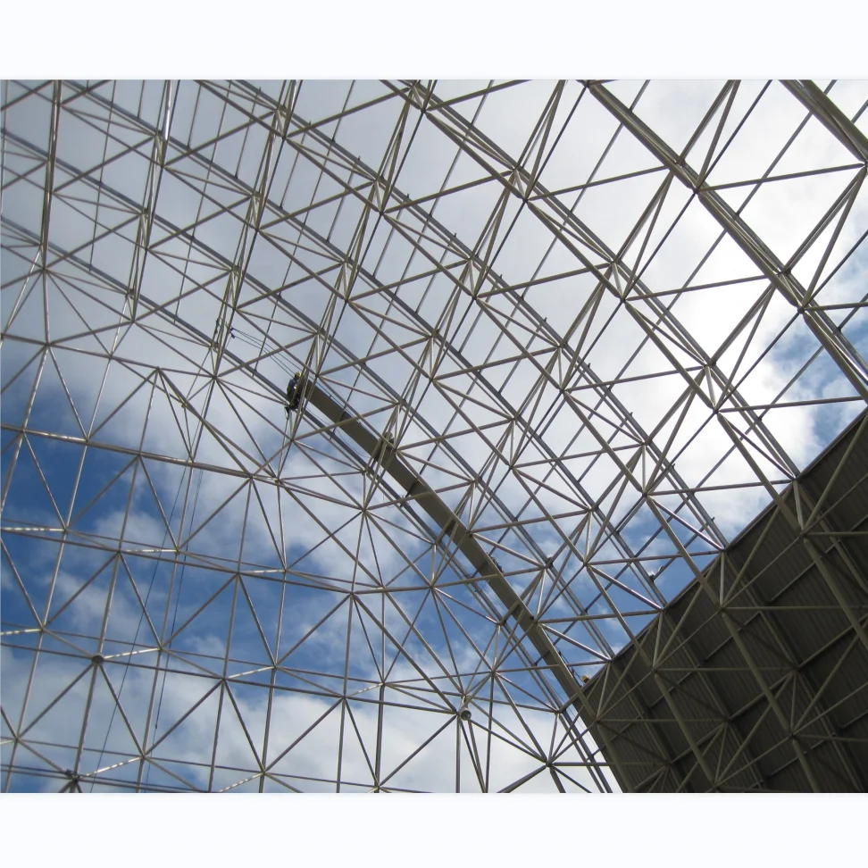 LF-BJMB Prefab space frame dome roof construction systems dry coal storage shed for sale