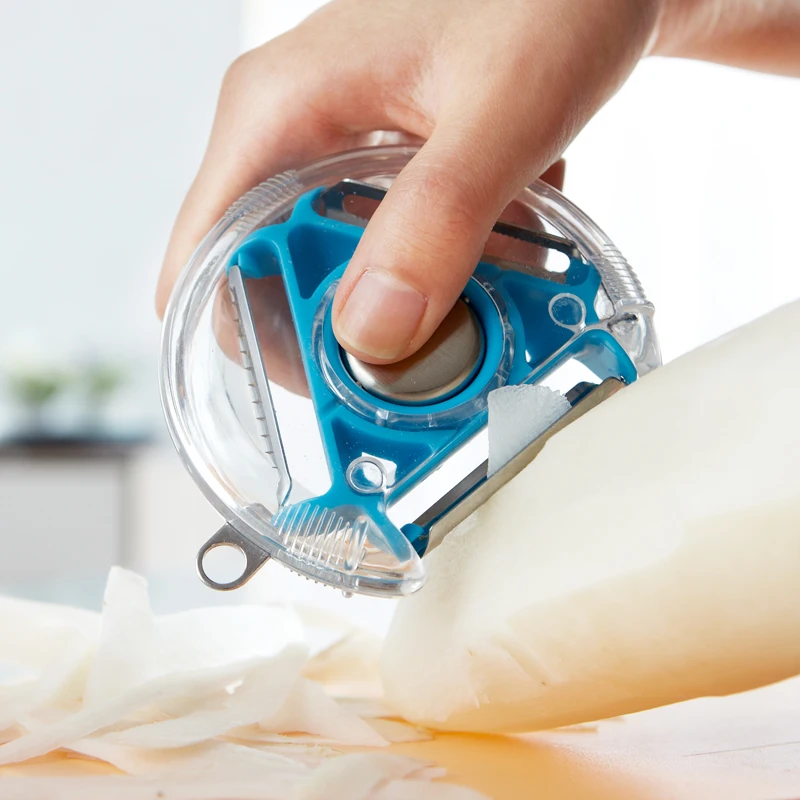 3 In 1 Multi-purpose Stainless Steel Potato Peeler Slicer Grater Shredder Vegetable Fruit Tool For Kitchen Gadget Accessories