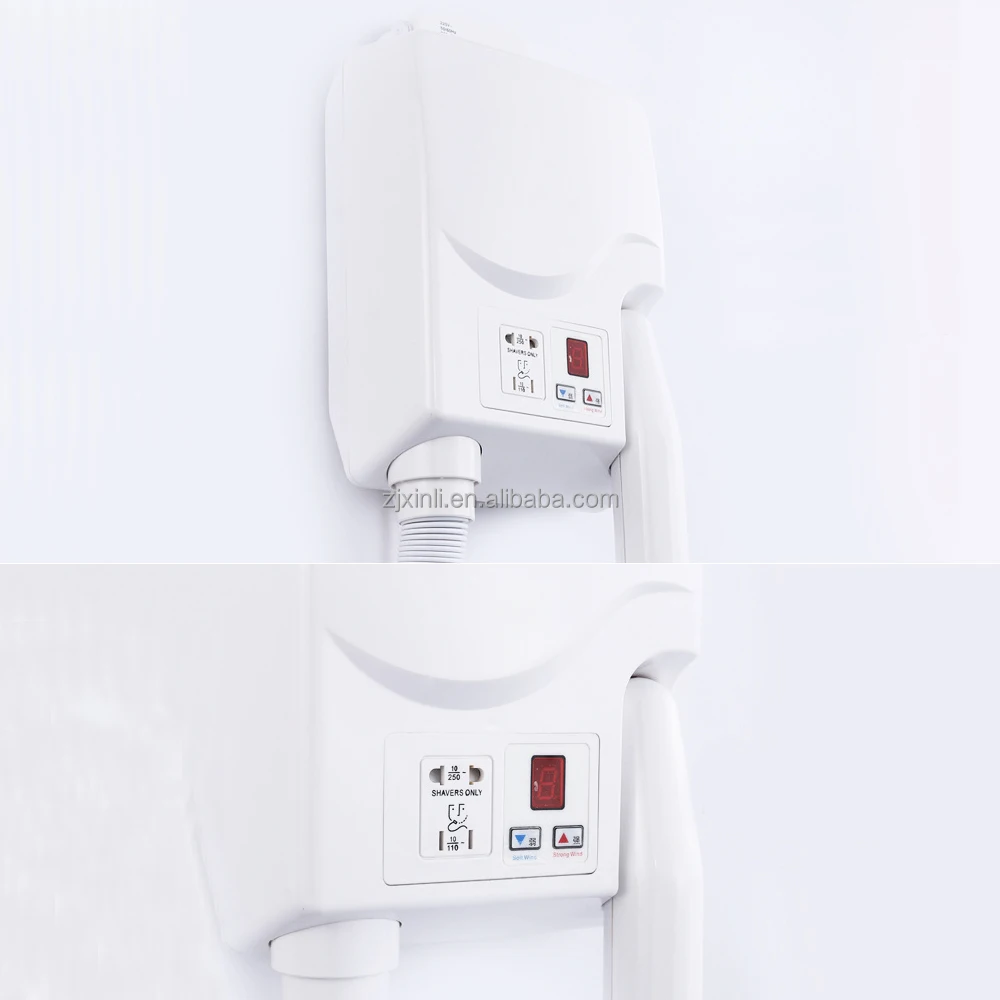 X7901 High Quality Safe and Economy Electronic Wall Mounted Hair & Skin Dryer