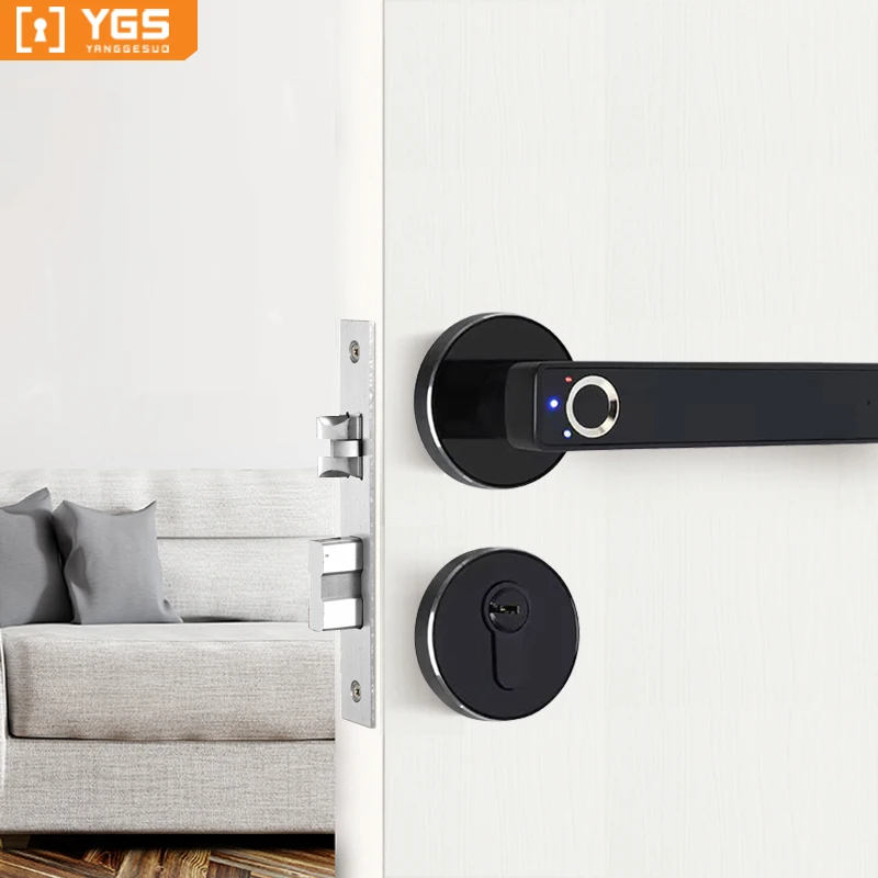 Китай биометрический внешний дверной замок Цифровой Цилиндр отпечатков пальцев с дистанционным управлением умный Европа ключом