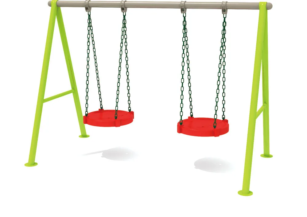Kid Metal Play Equipment Outdoor Playground Swing Set