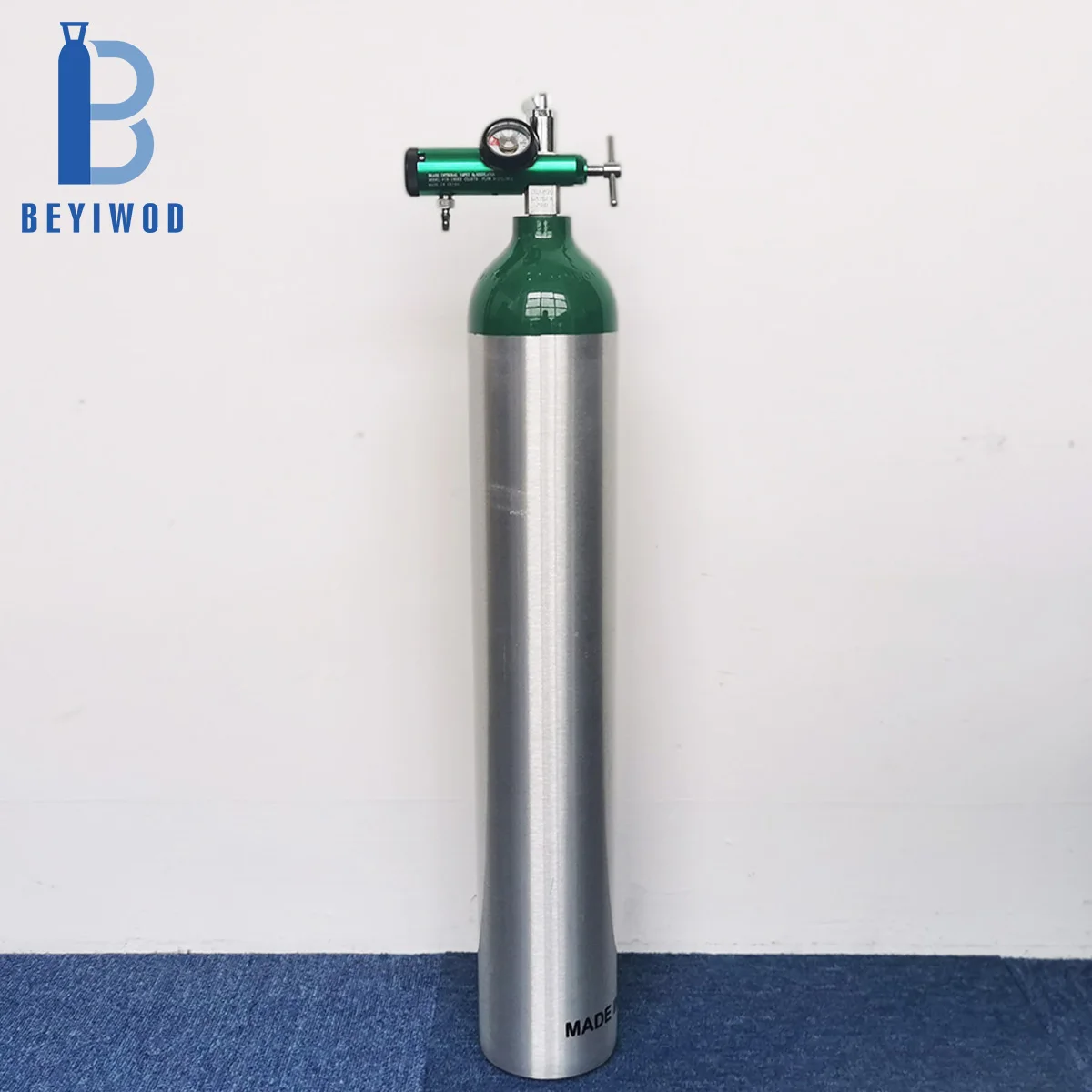 Portable Medical Aluminum Oxygen Cylinder Medical MD ME 2.75L 4.55L Oxygen Cylinder Oxygen Gas Cylinder