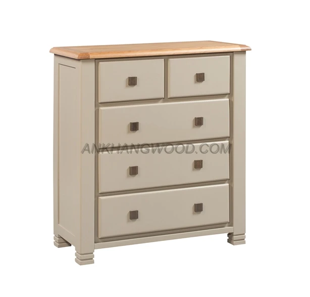 High Grade LEGACY Chest 5 Drawers Bedroom Furniture New Design Bedroom Set Custom Design Carton Packaging Made In Vietnam