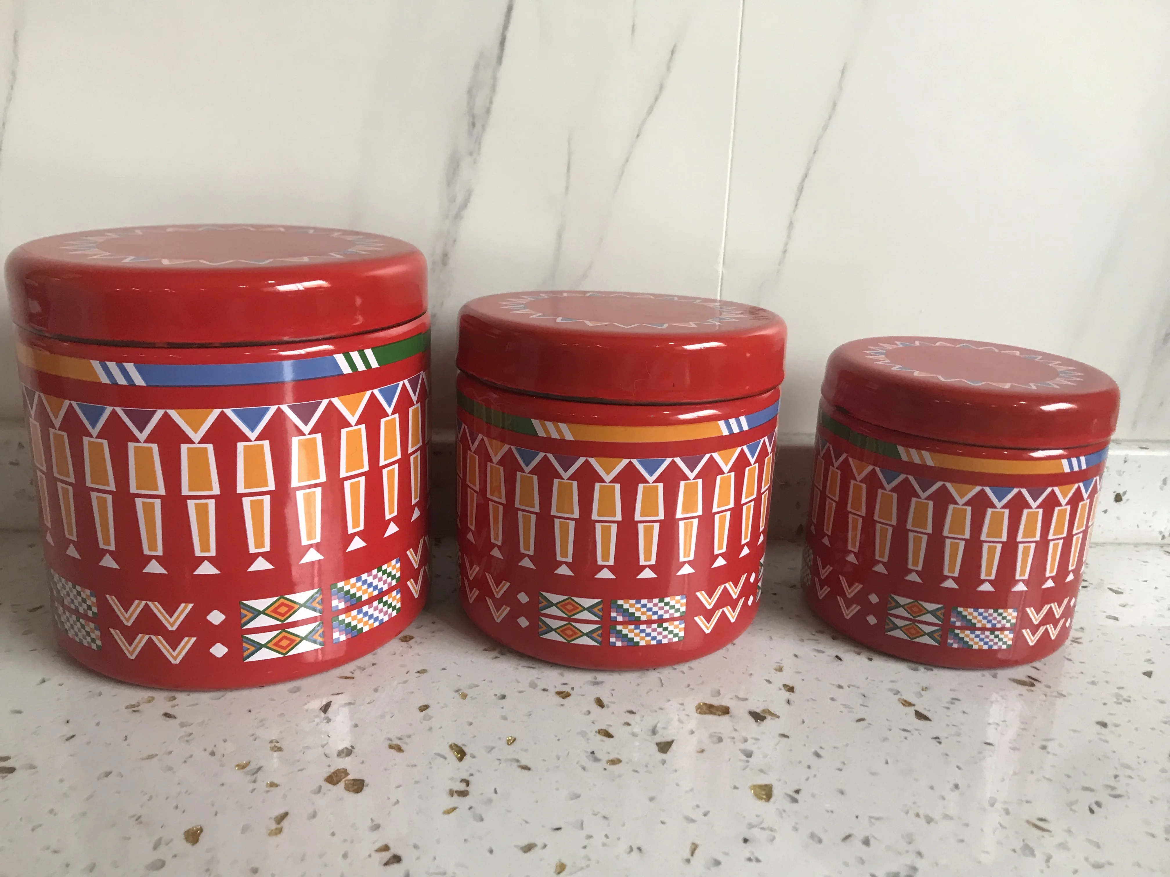 Набор эмалированных чашечек для
