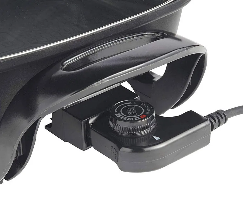 Maibo Hot Sales  Electric Hot Pot Shabu Shabu Hot Pot with Divider Hot Pot Electric Large Hotpot with Glass Lid 1600W