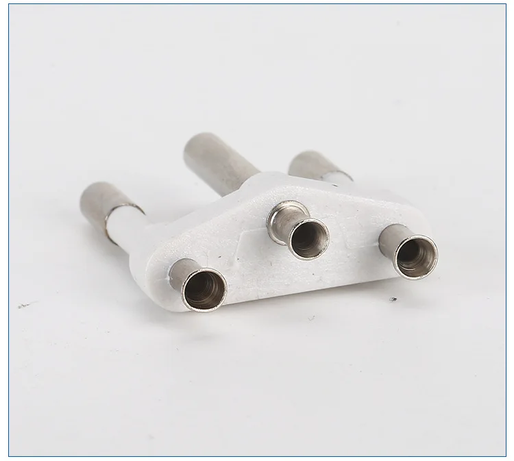 Factory Brazil Electrical Plug Insert  copper electrical power cable 3 pin plug insert / 3 Pin 4.0mm Hollow pin plug insert