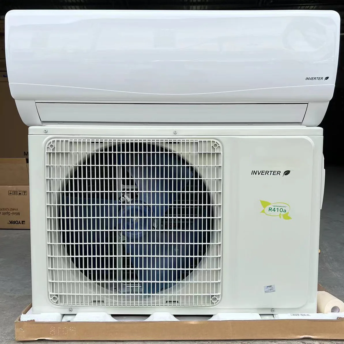 Распродажа 12000 BTU Инвертор + тепловой насос полный комплект Бесконтактный мини-сплит-кондиционер с 10 фут. Комплект