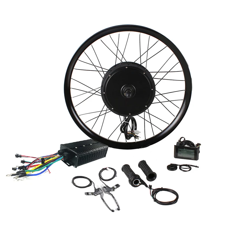 Direct Sales 20-29inch MTX Rim 48/72V 2000/3000/5000W BLDC Direct Hub Motor E-Bike Conversion Kit With UKC1+  Optional