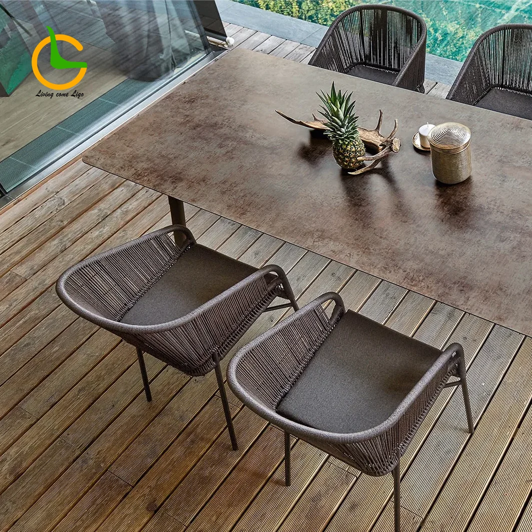 Wholesale Price Luxury Solid Aluminum Coffee Table Set Outdoor Patio Table And Chairs Plastic Table Folding Chair