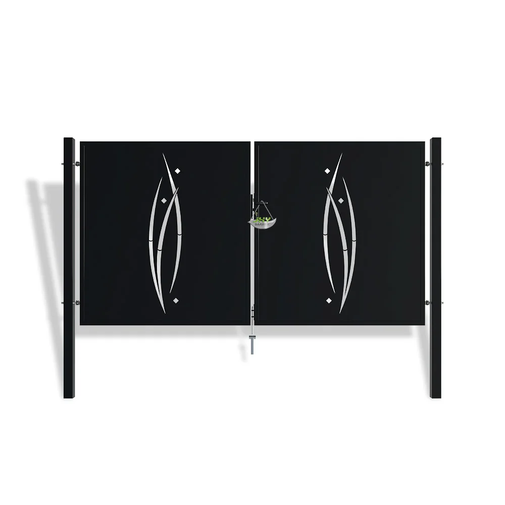 3000x1600 мм Лазерная резка задних дворов садовые ворота для продажи высокое качество забор ворота производство