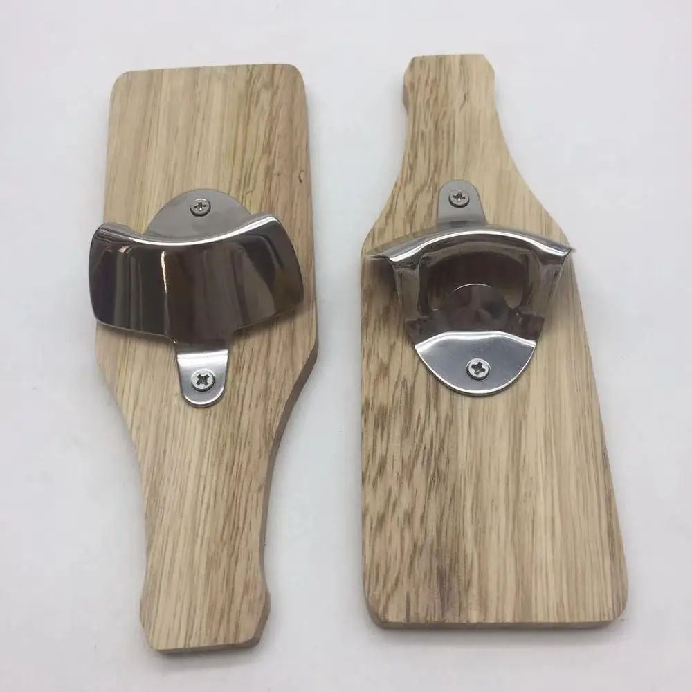 Деревянный настенный Открыватель для бутылок 1613955