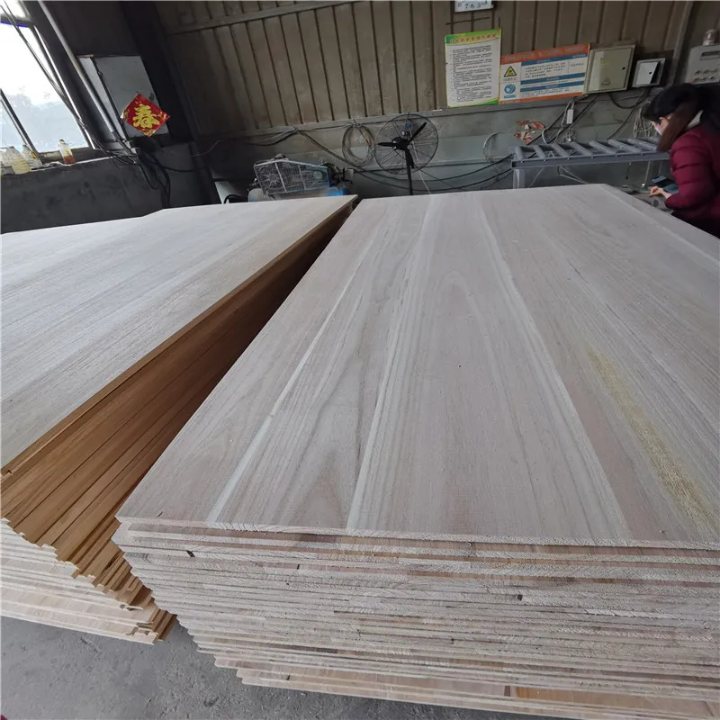Paulownia wood cross laminated timber