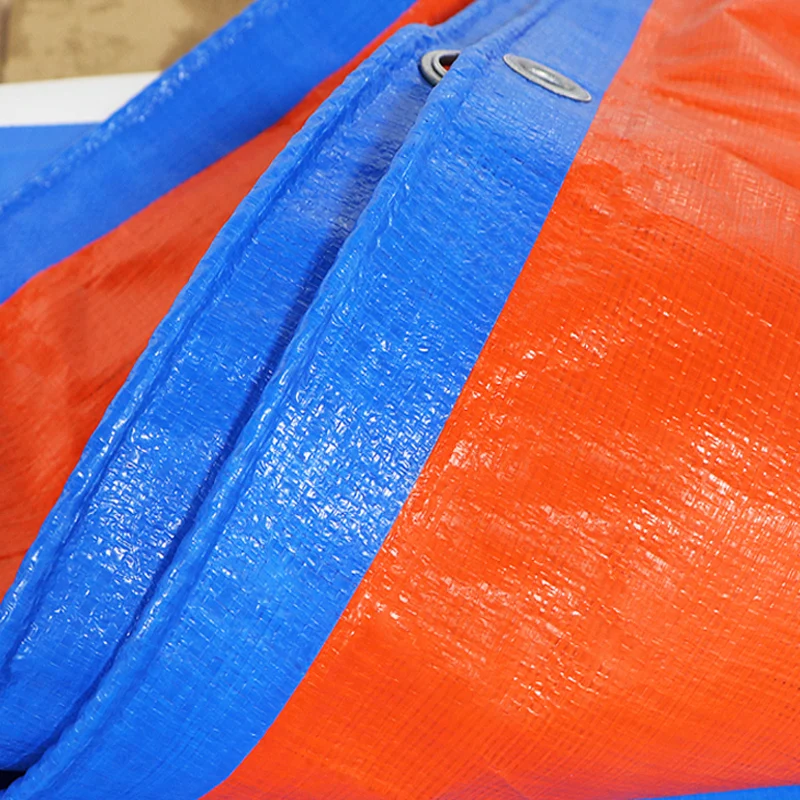China and korea blue orange waterproof pe tarpaulin roll and fabric for cover and tents